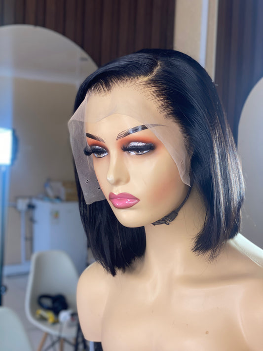 Full frontal straight bob (factory made)